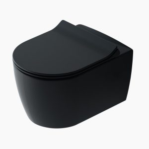 Tegelsvoordeel Wandcloset | Zwart Matte | Soft Close