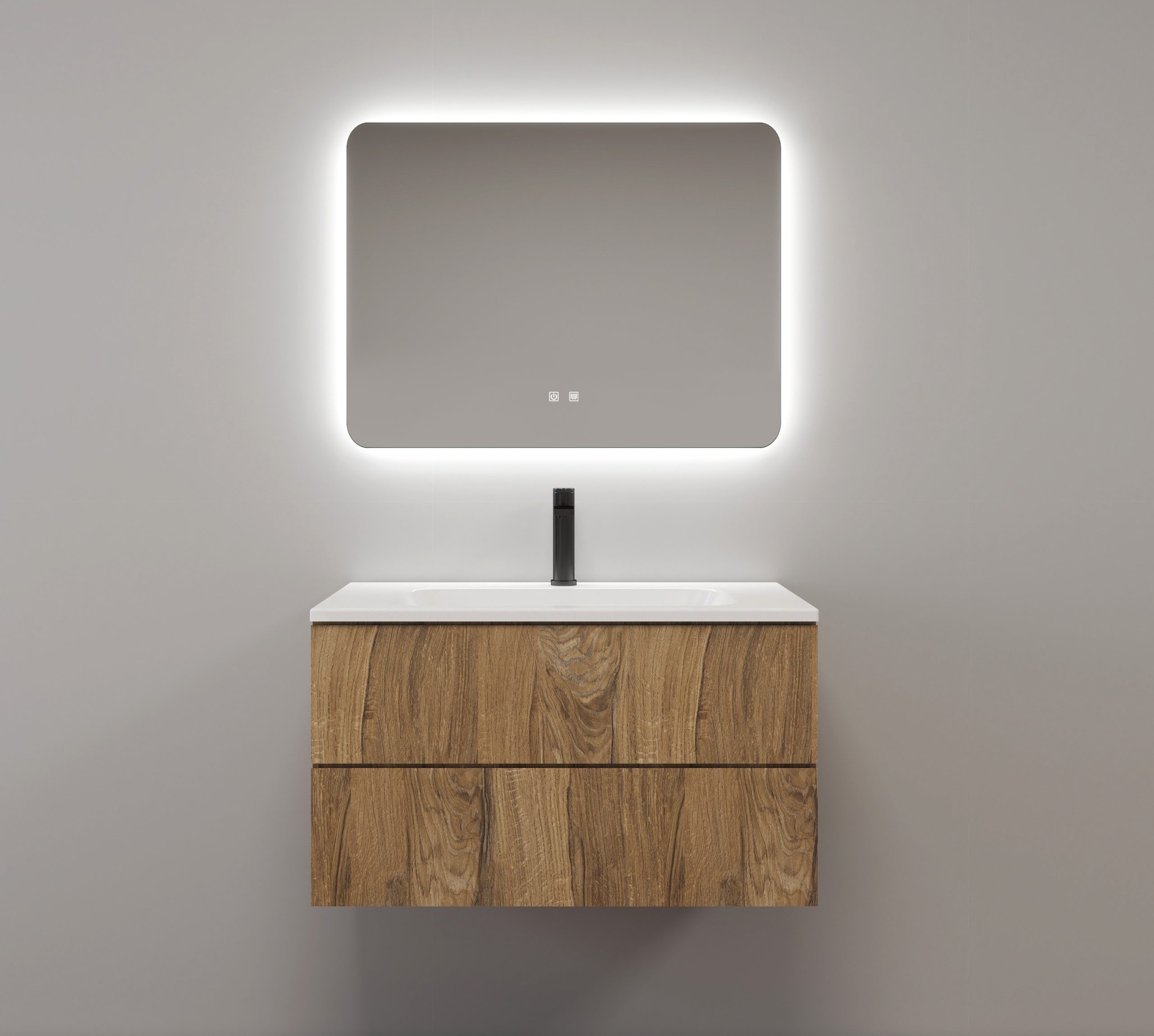 Dubai Badmeubelset 80 cm - Met LED Spiegel