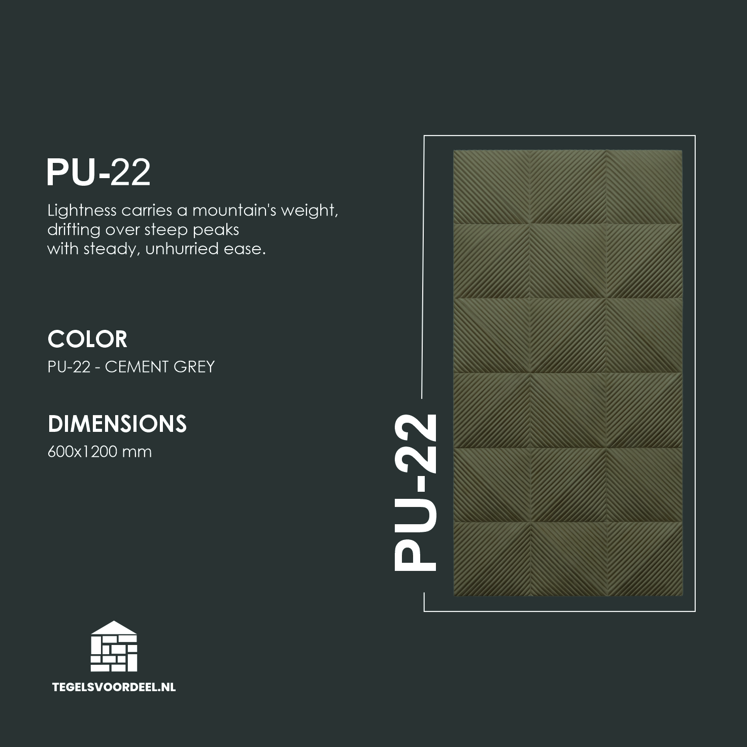 Chevron Taupe - Afbeelding 3